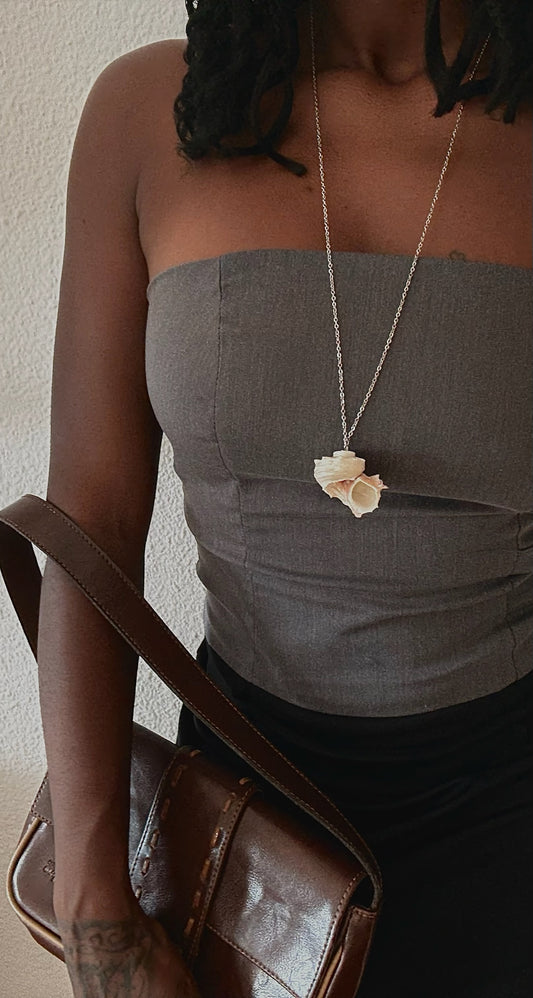 Collar de Caracol Blanco
