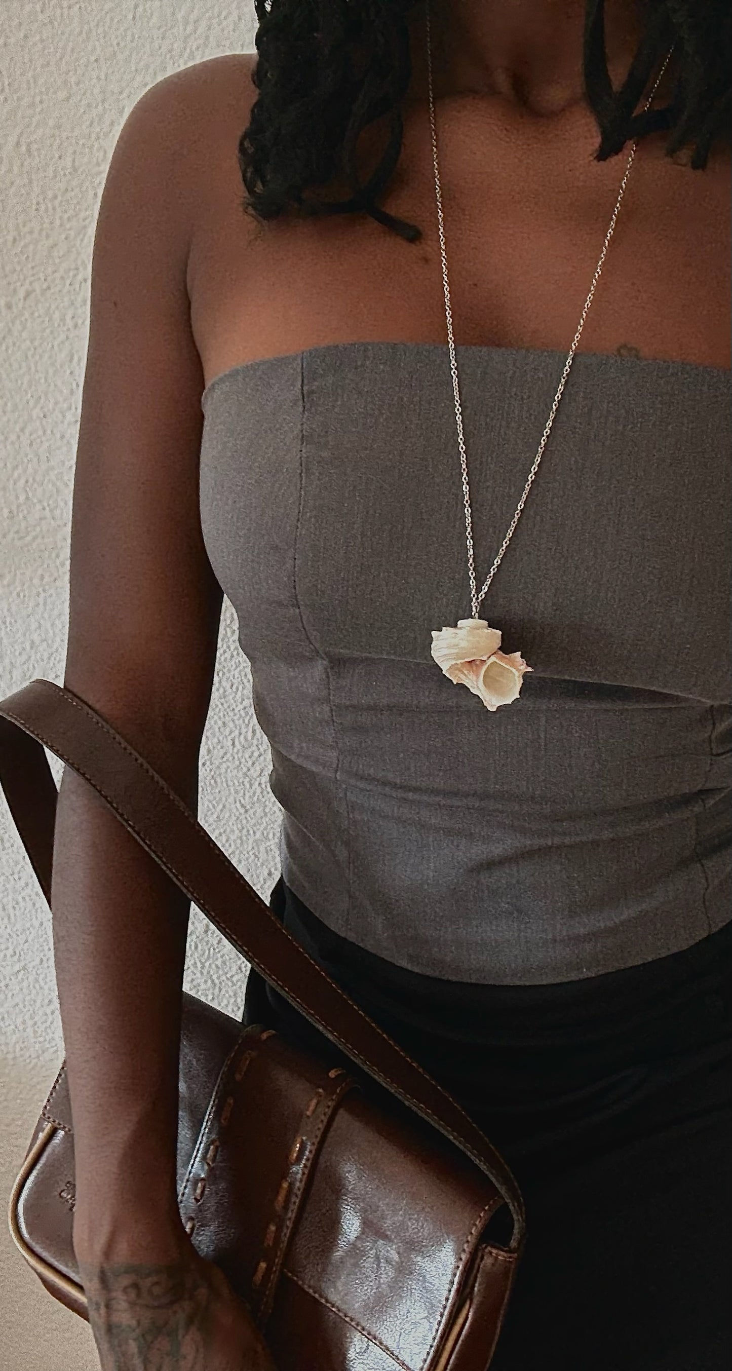 Collar de Caracol Blanco