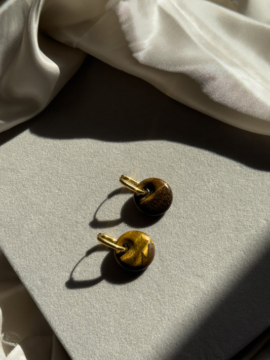 Pendiente Ojo de Tigre