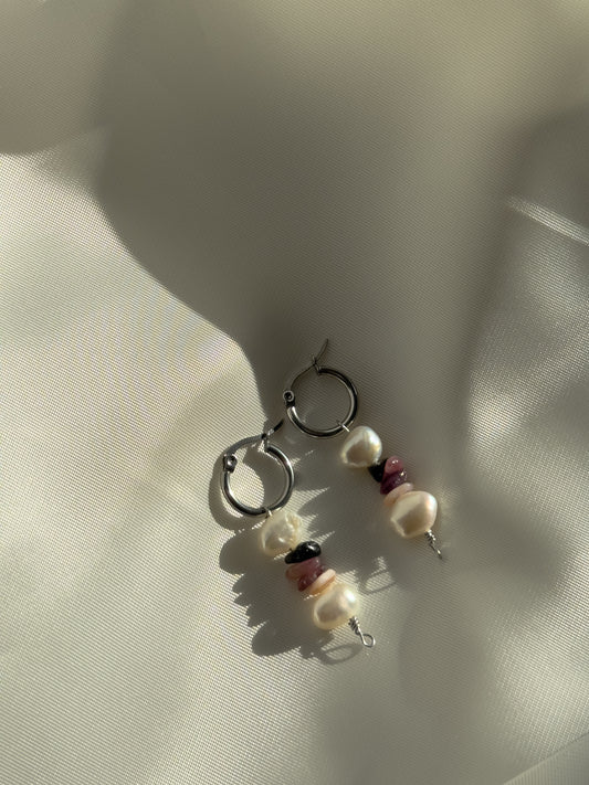 Pendiente Tumarlina Rosa Mezclado